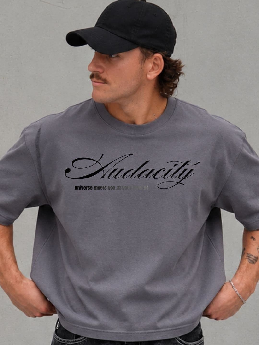 THE NOX Men Typography Printed Bio Finish T-shirt thumbnail 4