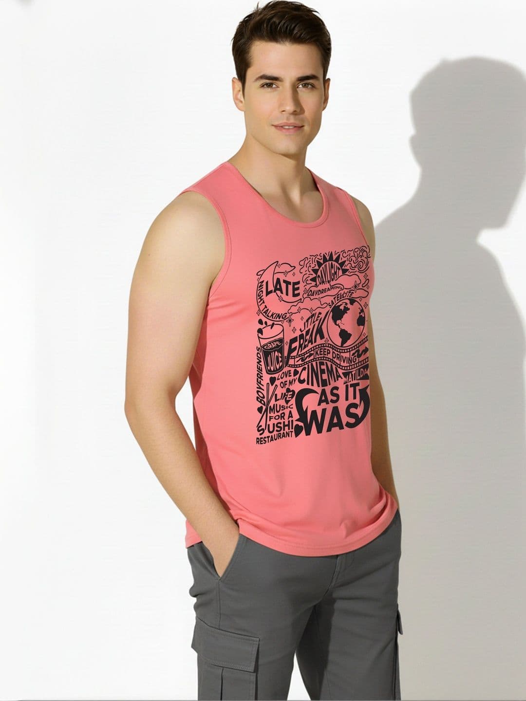 SKY HARBOAR Men Typography 2 Printed T-shirt thumbnail 5