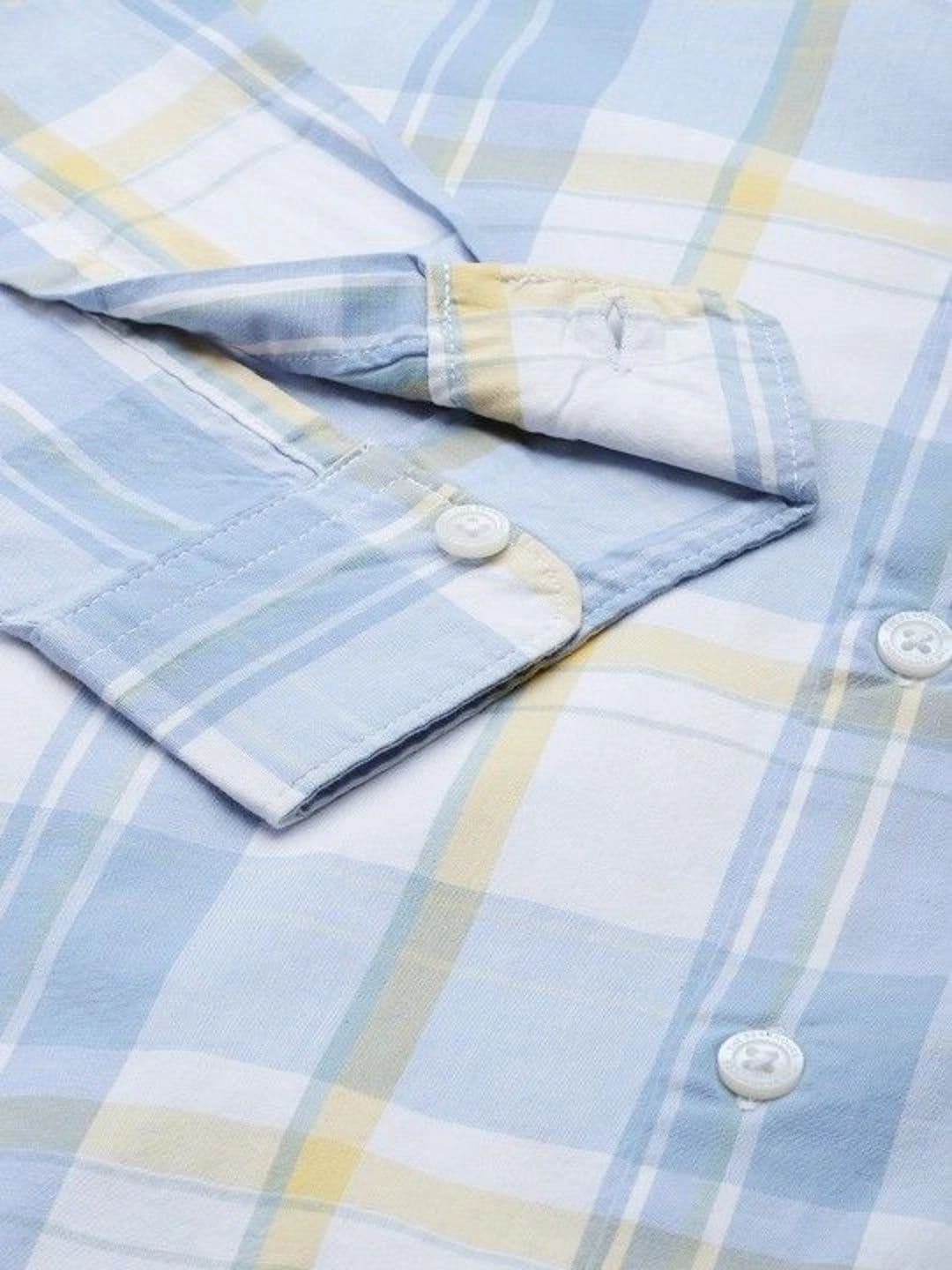 Studio-9 Men Classic Slim Fit Checked Casual Shirt thumbnail 2