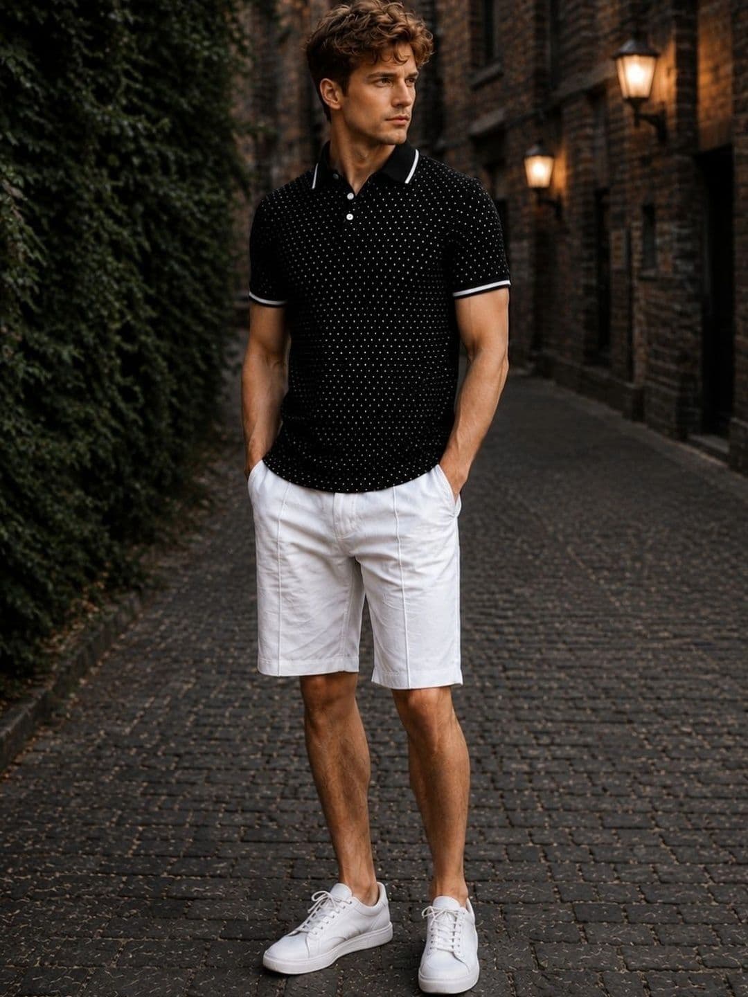 Mast & Harbour Men Printed Polo Collar T-shirt thumbnail 3