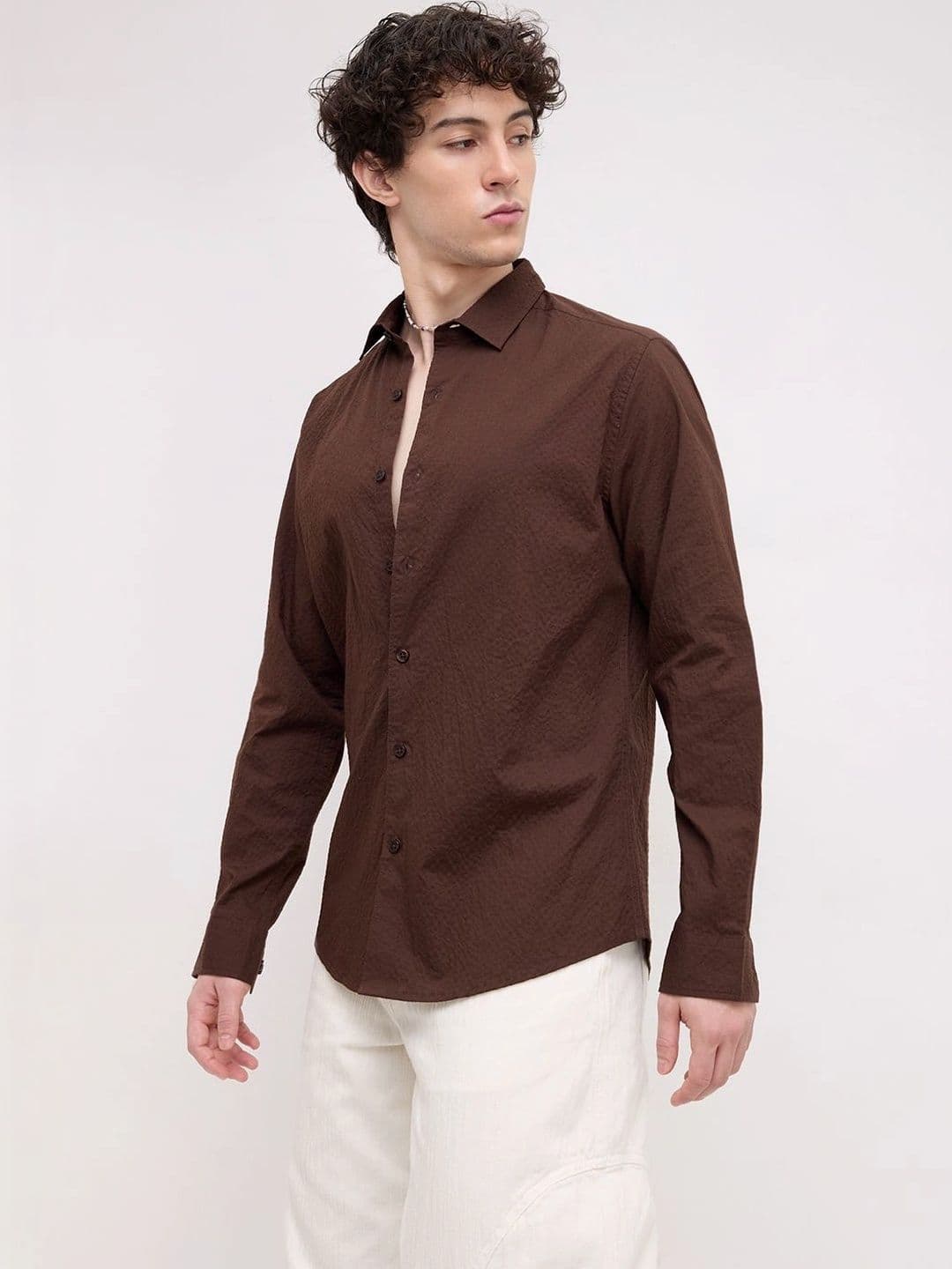 VASTRADO Men Classic Slim Fit Casual Shirt thumbnail 3