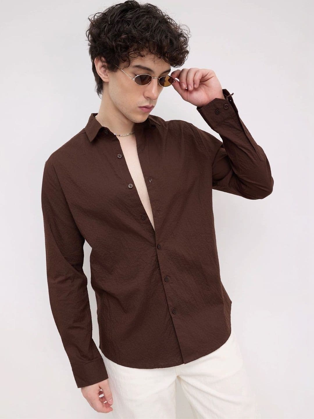VASTRADO Men Classic Slim Fit Casual Shirt thumbnail 6