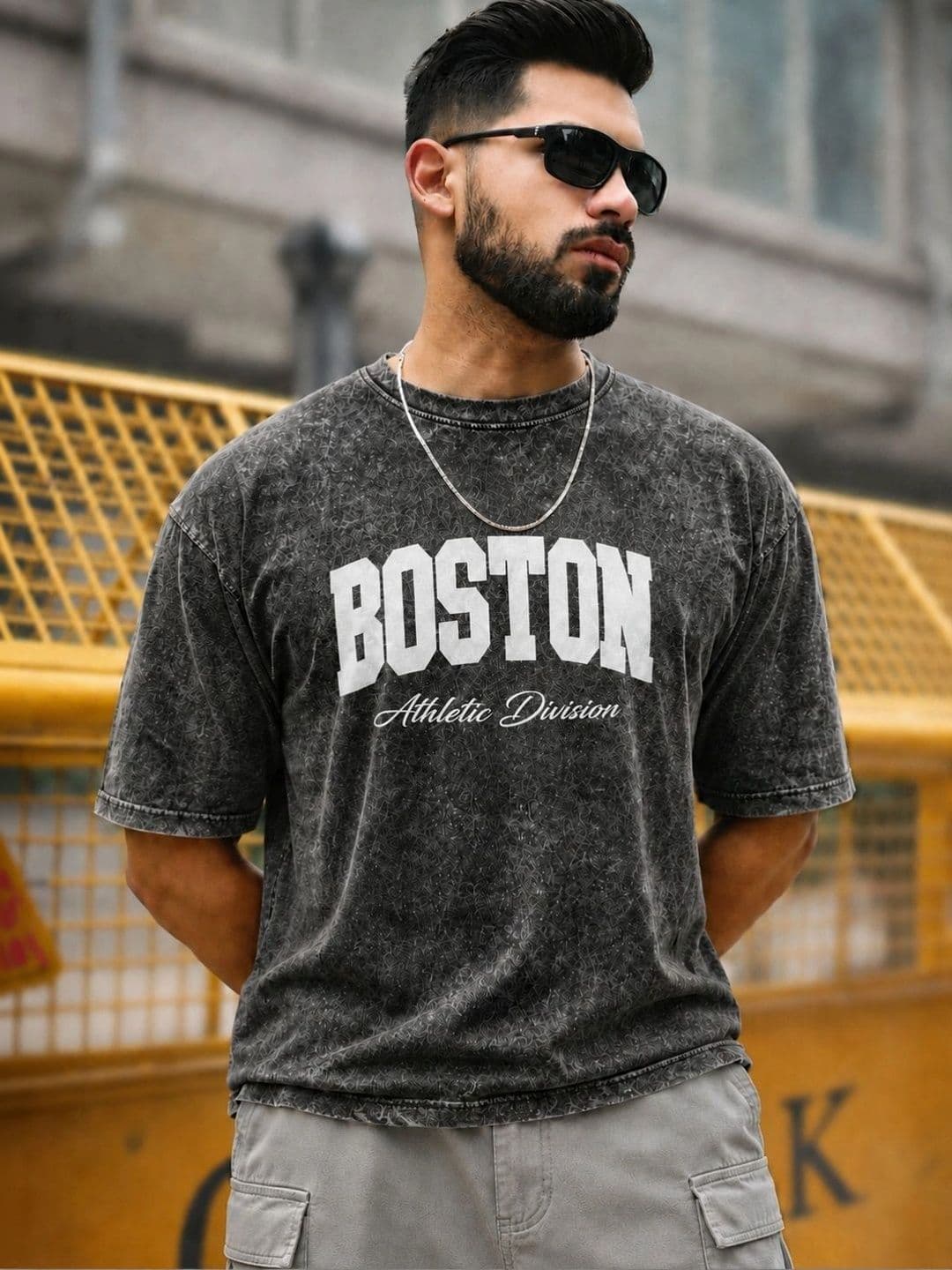 VELS CLOTHING Men Typography Printed Bio Finish T-shirt thumbnail 5