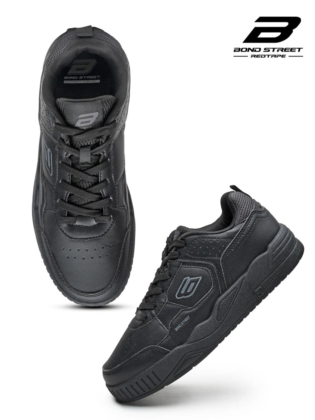 Bond Street By Red Tape Hustle Men Round Toe Lace-Ups Sneakers thumbnail 2