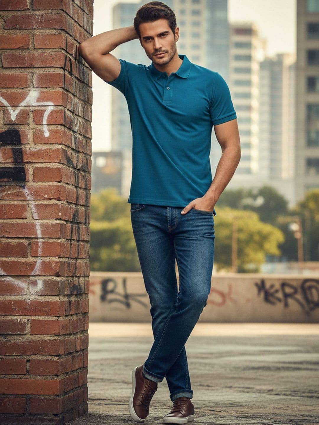 The Roadster Lifestyle Co Cotton Polo Collar Tshirts thumbnail 6