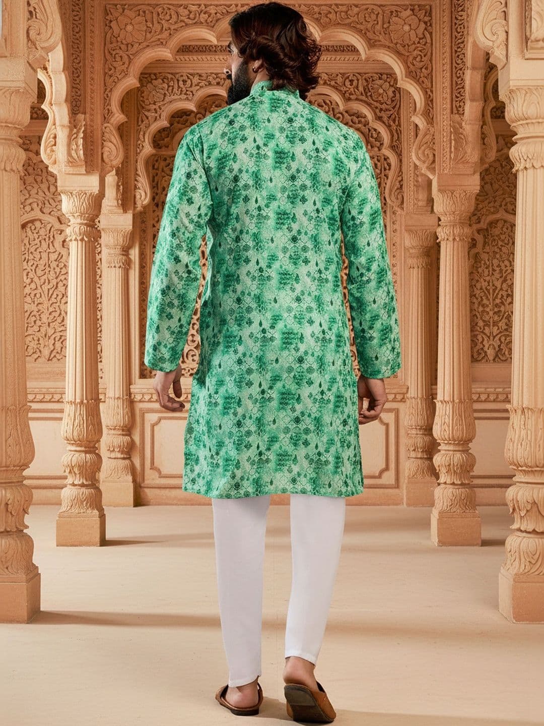 RANGRAAG Men Ethnic Motifs Printed Kurta thumbnail 2