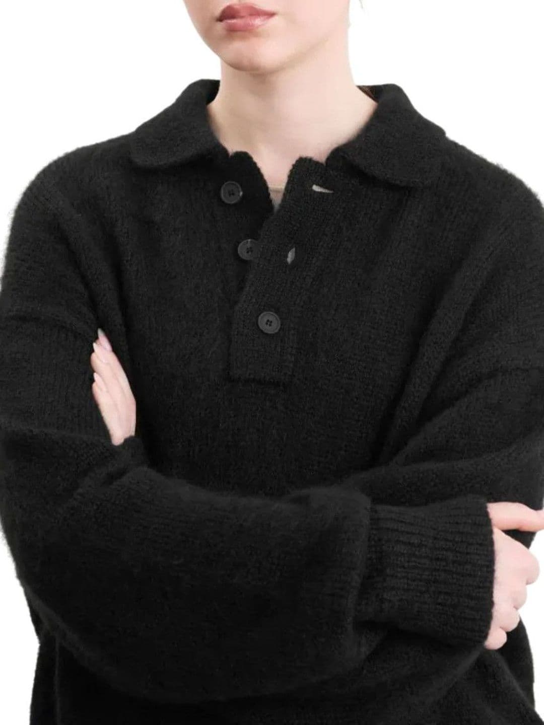 Studio Nicholson Black Dune Sweater - view 1