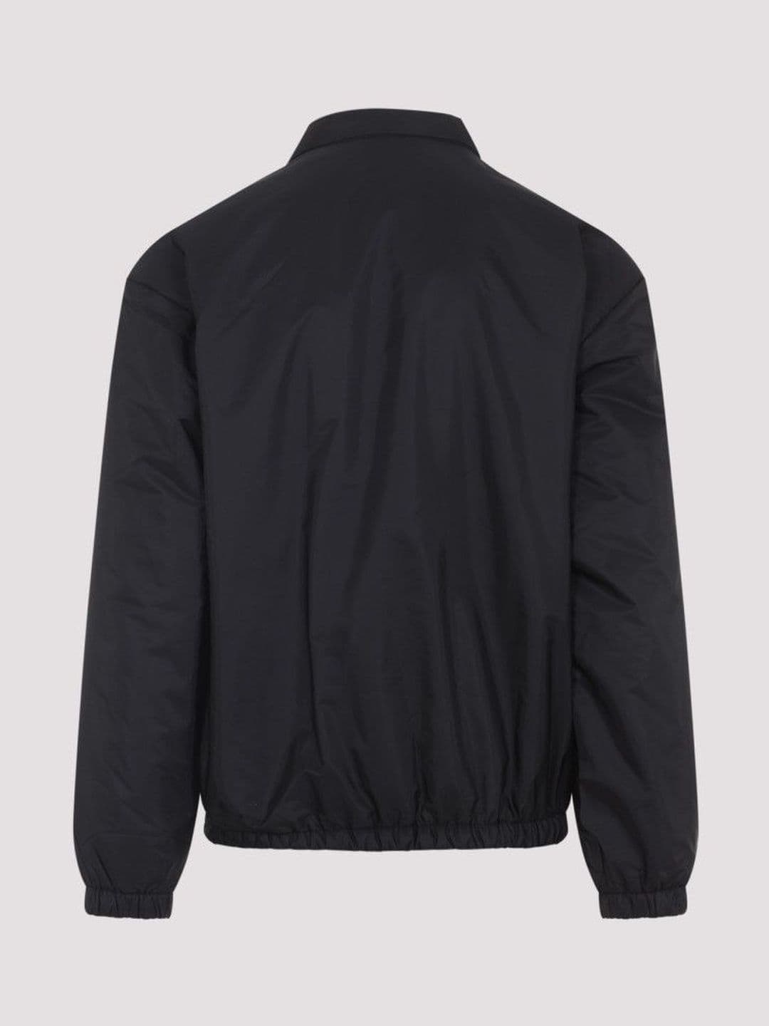 Prada Black Shirt Collar Logo Jacket thumbnail 3