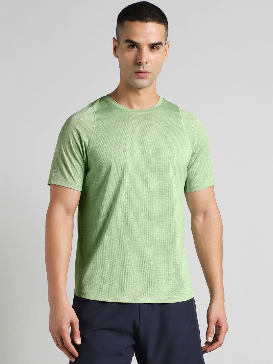 CULT Men's Green Training Elevate Sculpt T-shirt thumbnail 4