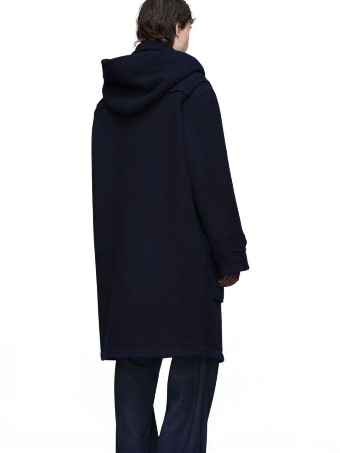 Maison Margiela Navy Blue Wool Coat thumbnail 6