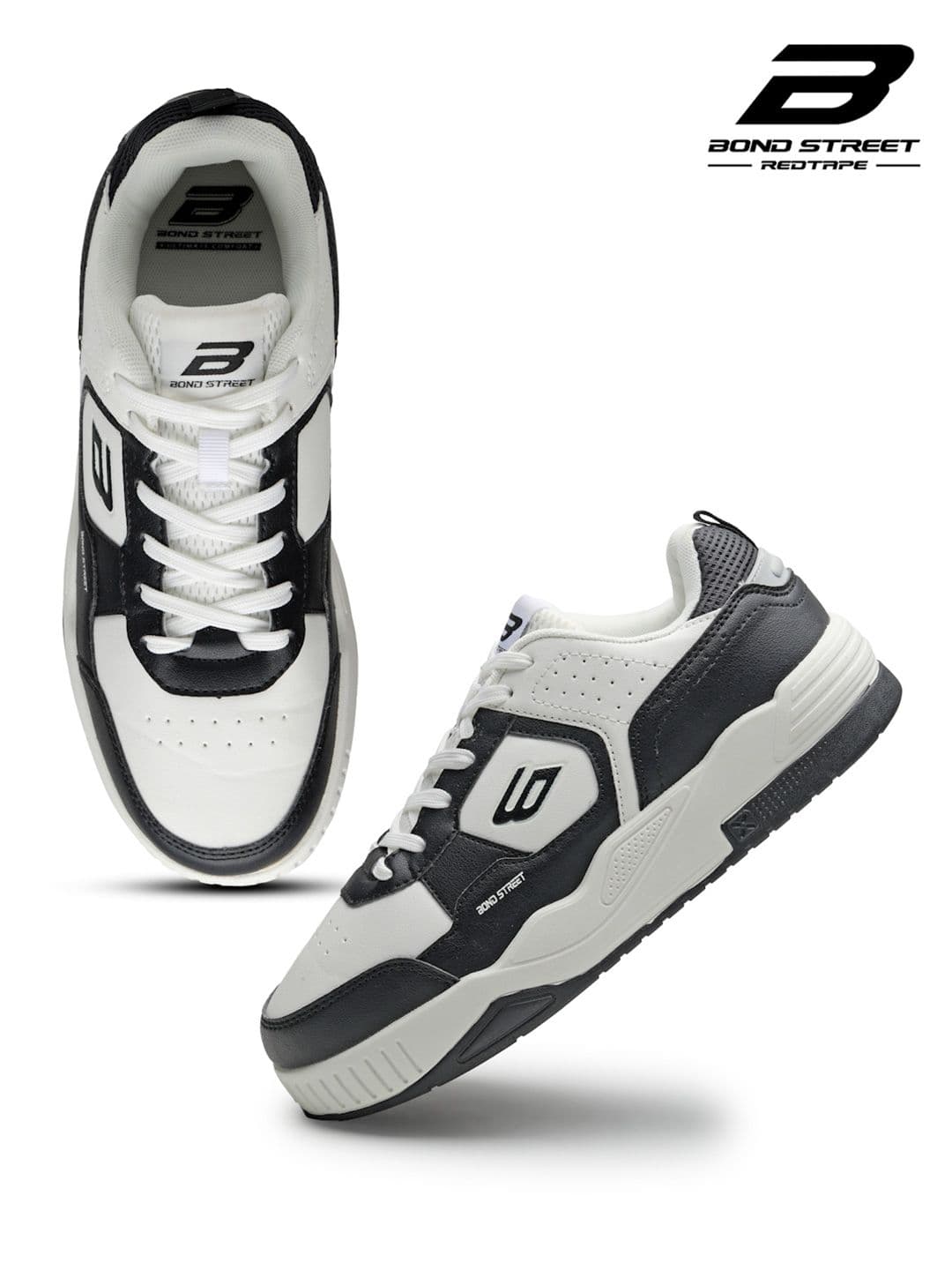 Bond Street By Red Tape Men Colourblocked Lace Ups Sneakers thumbnail 6