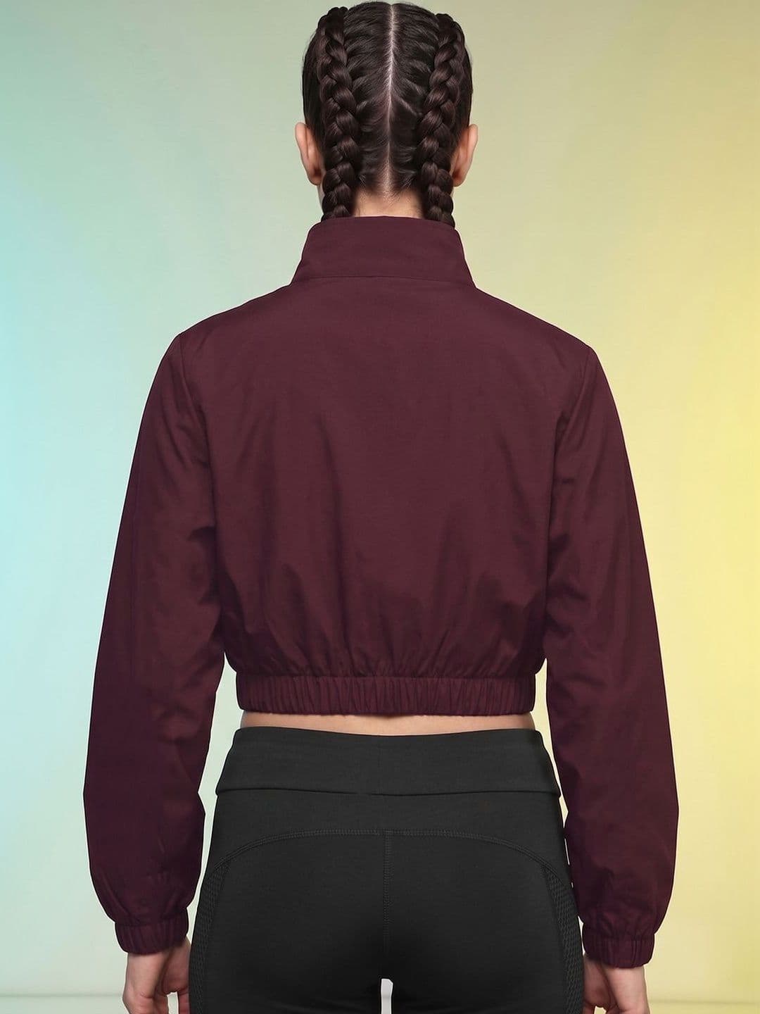 HRX by Hrithik Roshan Women Lightweight Crop Training or Gym Sporty Jacket thumbnail 3