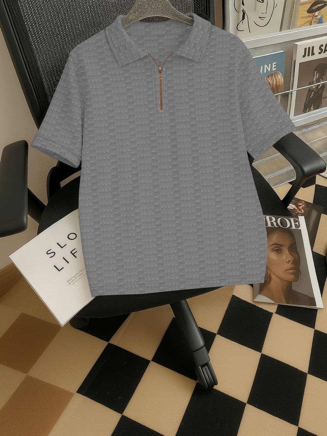 Moda Rapido Men Polo Collar T-shirt thumbnail 2