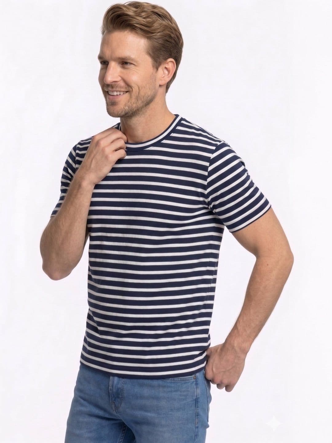 UnaOne Men Striped T-shirt thumbnail 5