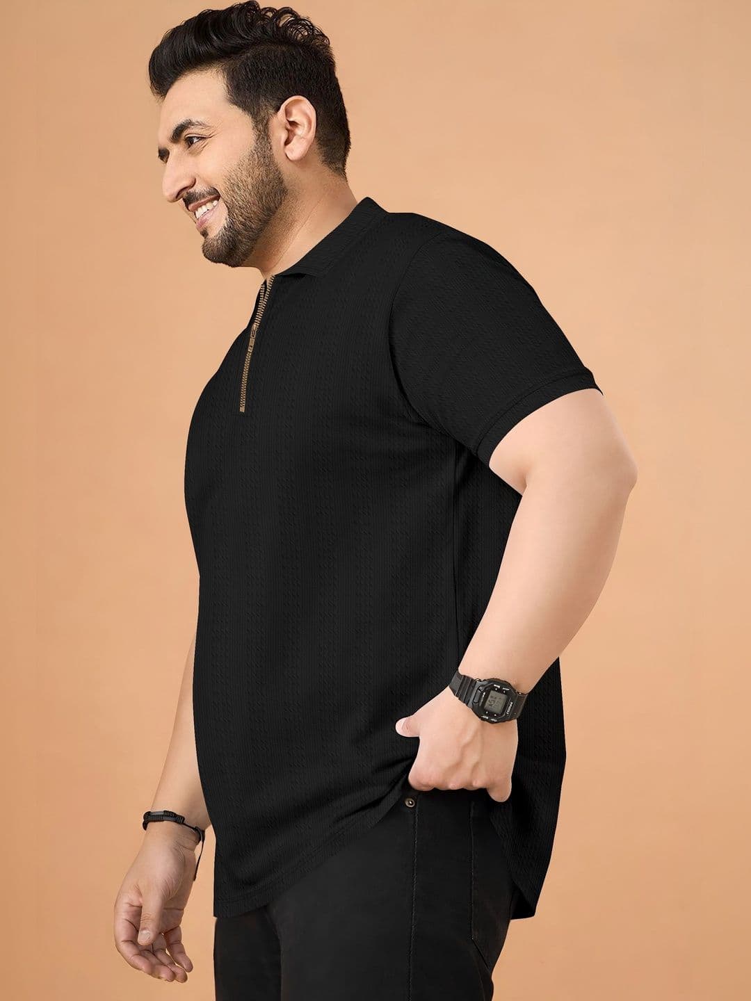 Moda Rapido Men Polo Collar T-shirt thumbnail 4