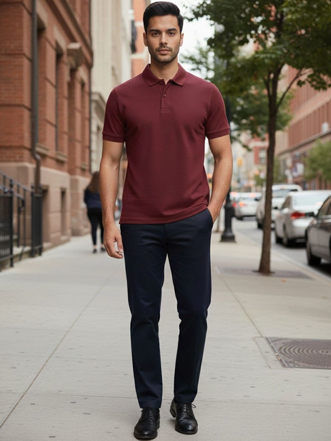 The Roadster Lifestyle Co Cotton Polo Collar Tshirts thumbnail 4