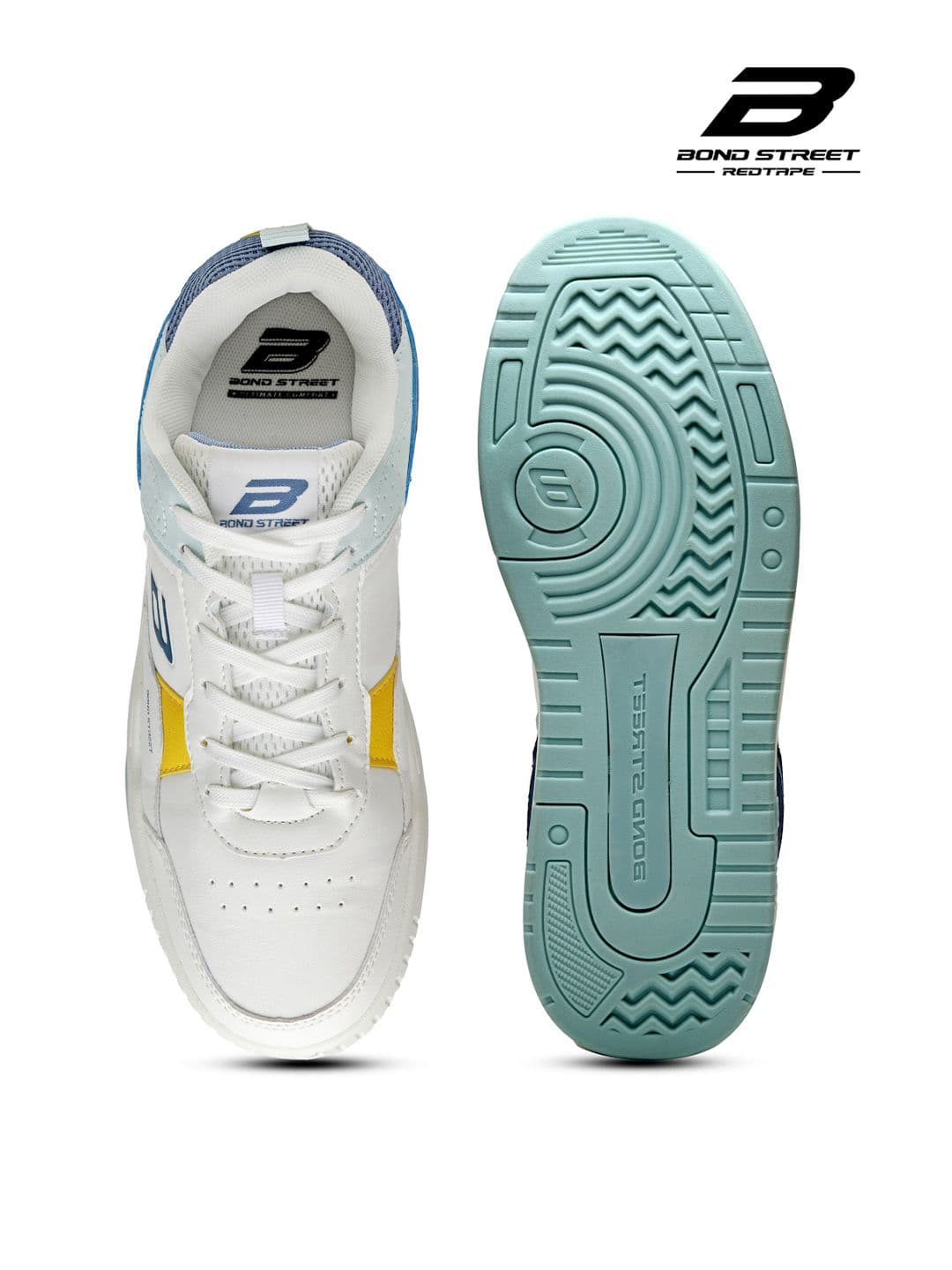 Bond Street By Red Tape Men Colourblocked Round Toe Sneakers thumbnail 3