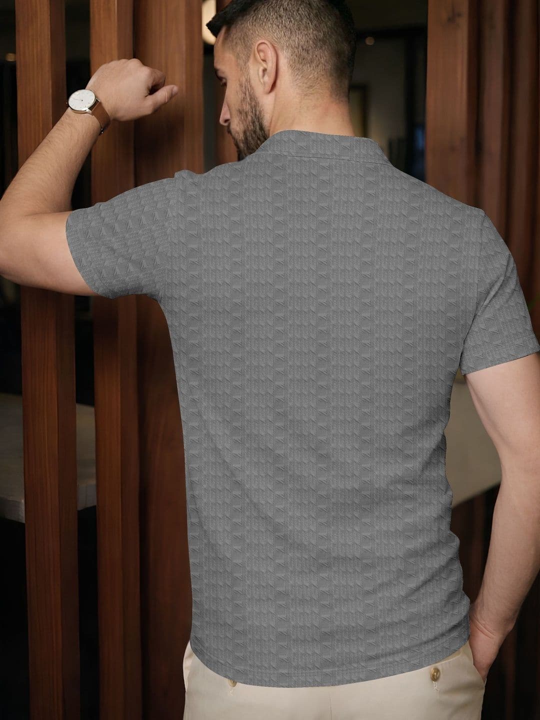 Moda Rapido Men Polo Collar T-shirt thumbnail 3