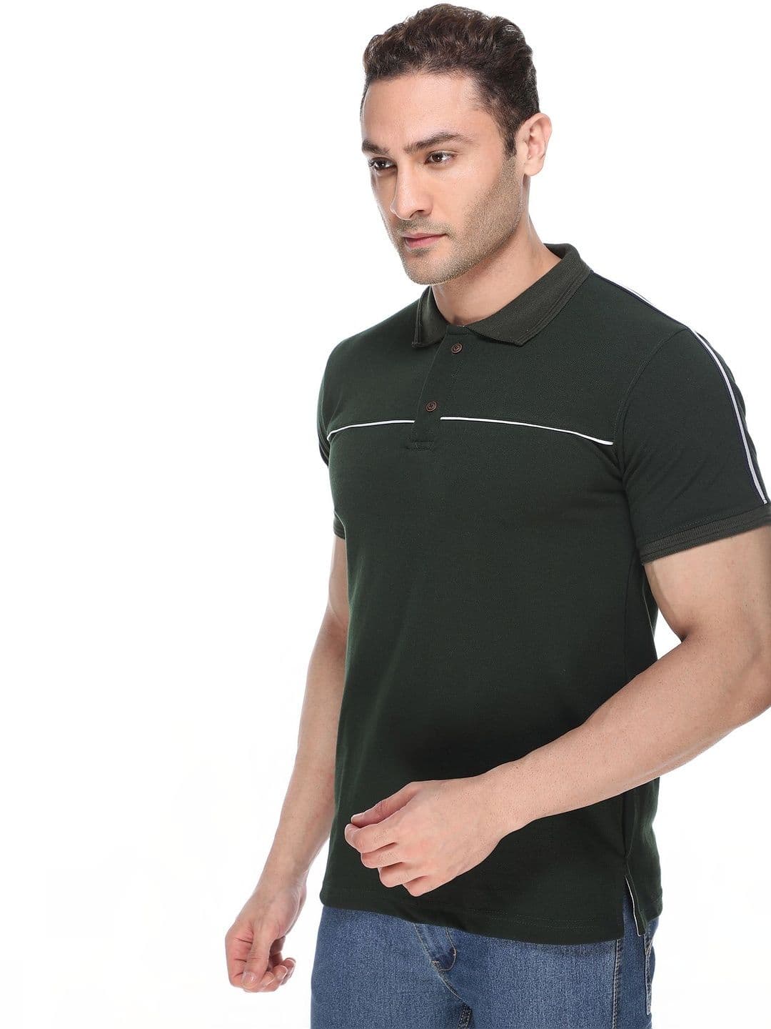 FRIENDHOOD Men Polo Collar Slim Fit T-shirt thumbnail 4