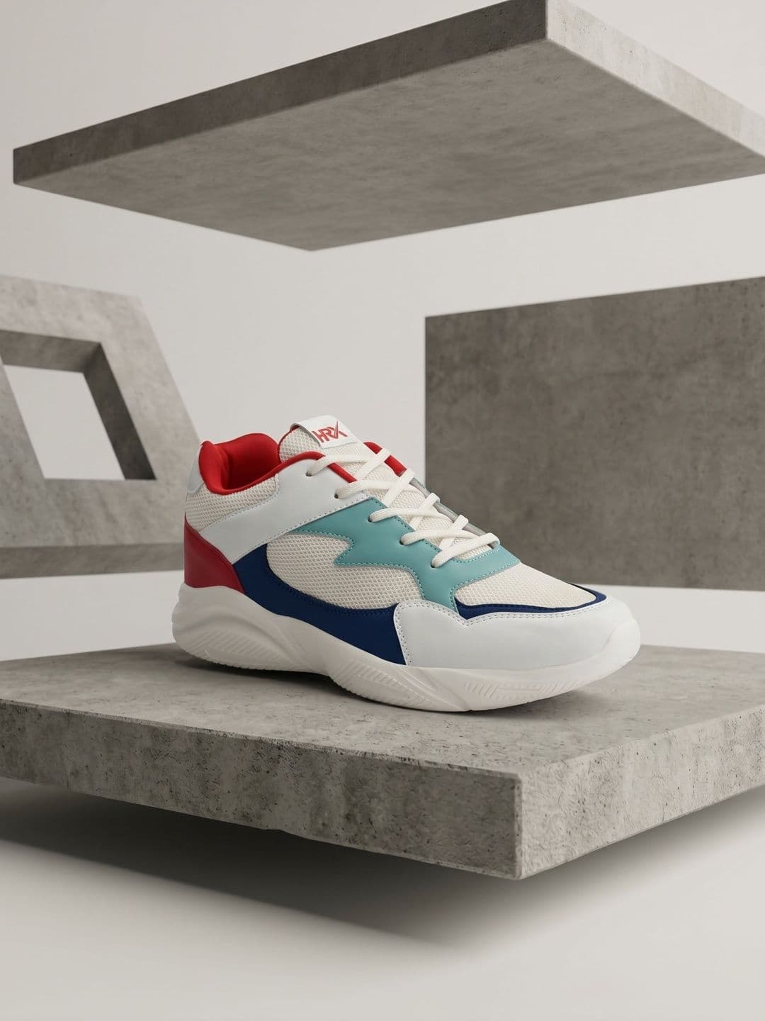 HRX by Hrithik Roshan Unisex Colourblocked Synthetic Sneakers thumbnail 3