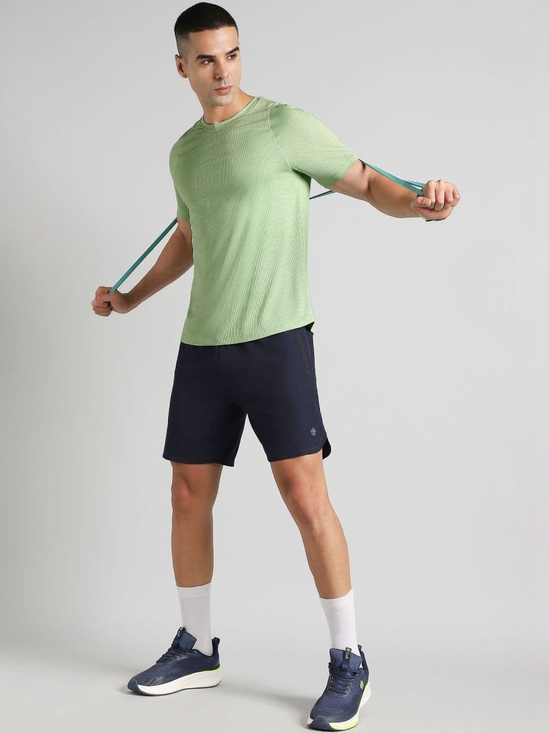 CULT Men's Green Training Elevate Sculpt T-shirt thumbnail 3
