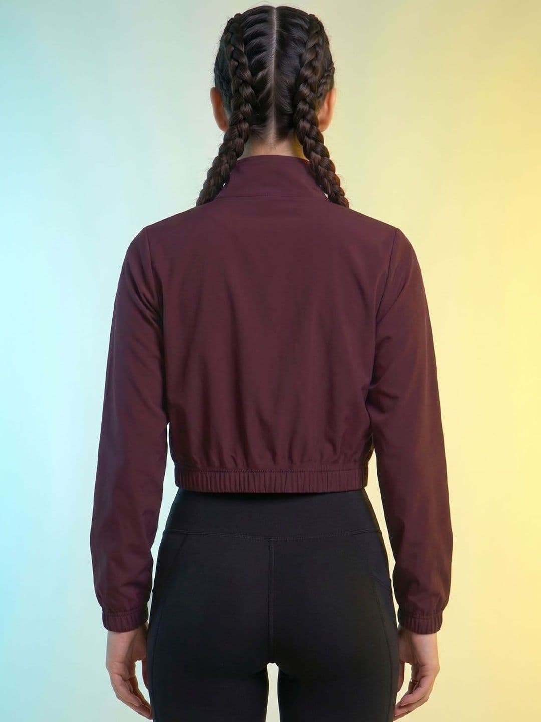 HRX by Hrithik Roshan Women Lightweight Crop Training or Gym Sporty Jacket thumbnail 3