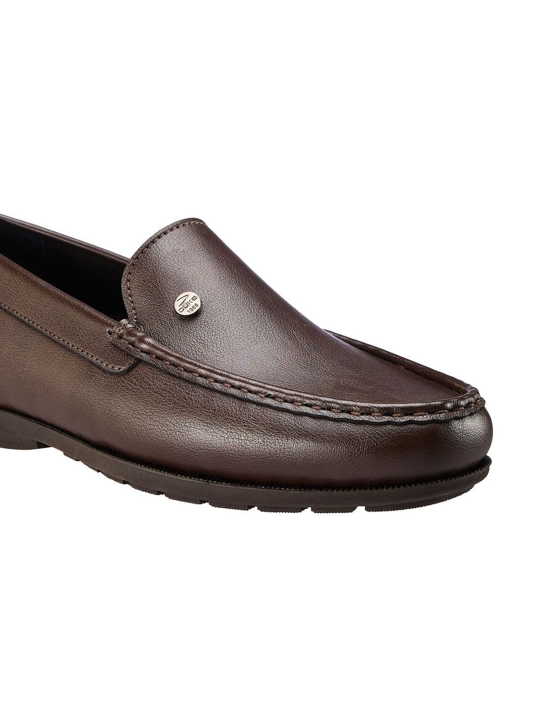 Duke Men Textured PU Round Toe Loafers thumbnail 6