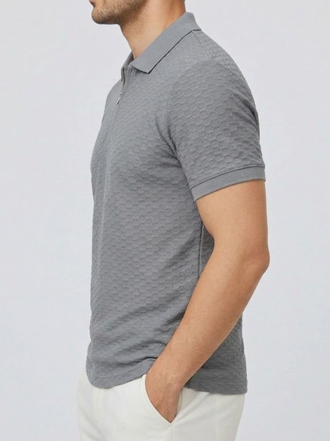 Leotude Men Polo Collar T-shirt thumbnail 4