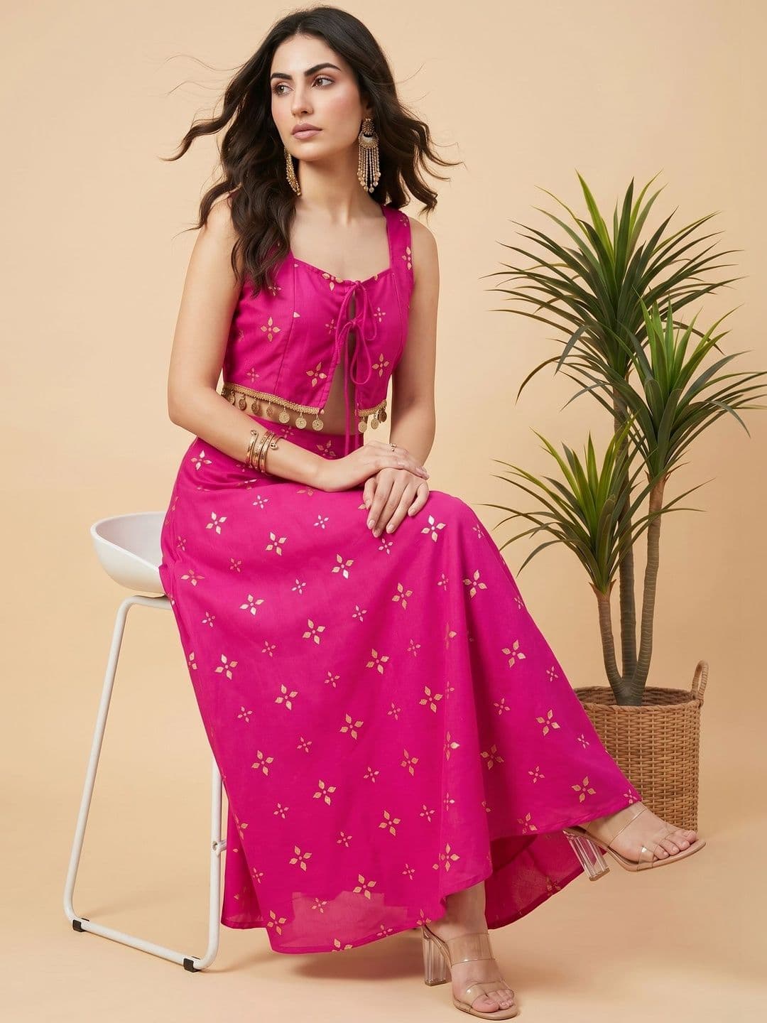 CORSICA Printed Top with Skirt - view 1