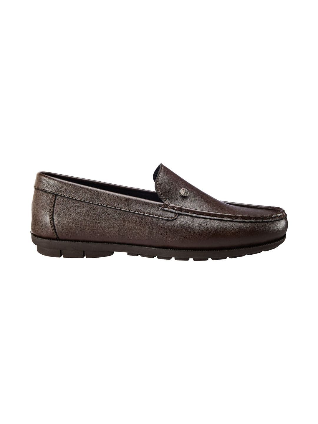Duke Men Textured PU Round Toe Loafers thumbnail 4