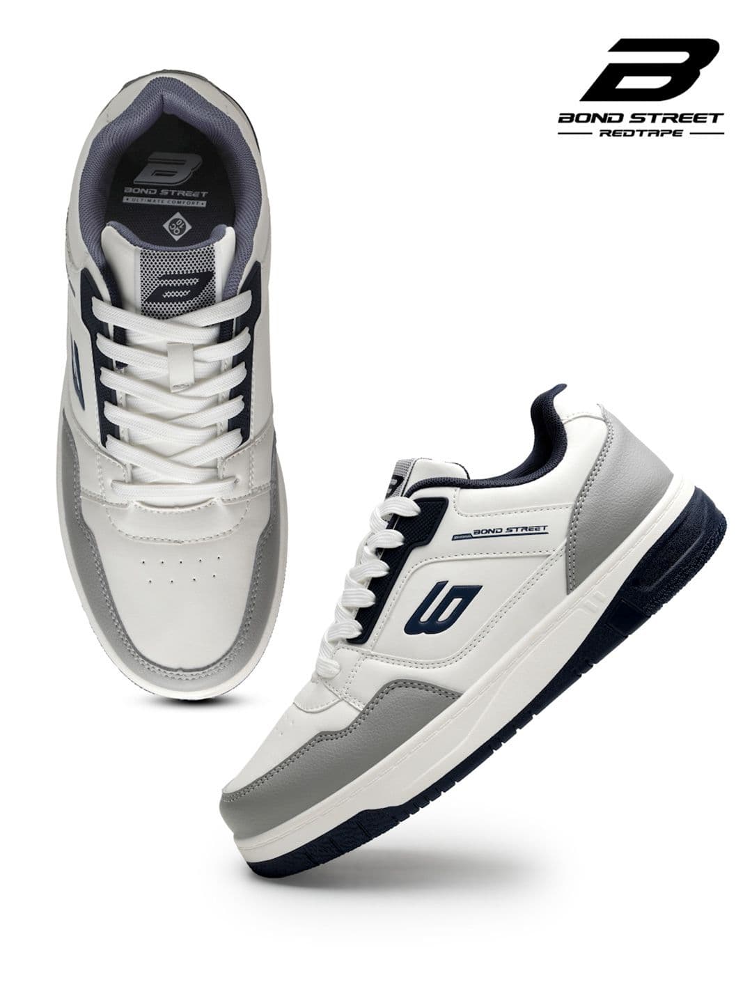 Bond Street By Red Tape Men Colourblocked Sneakers thumbnail 4