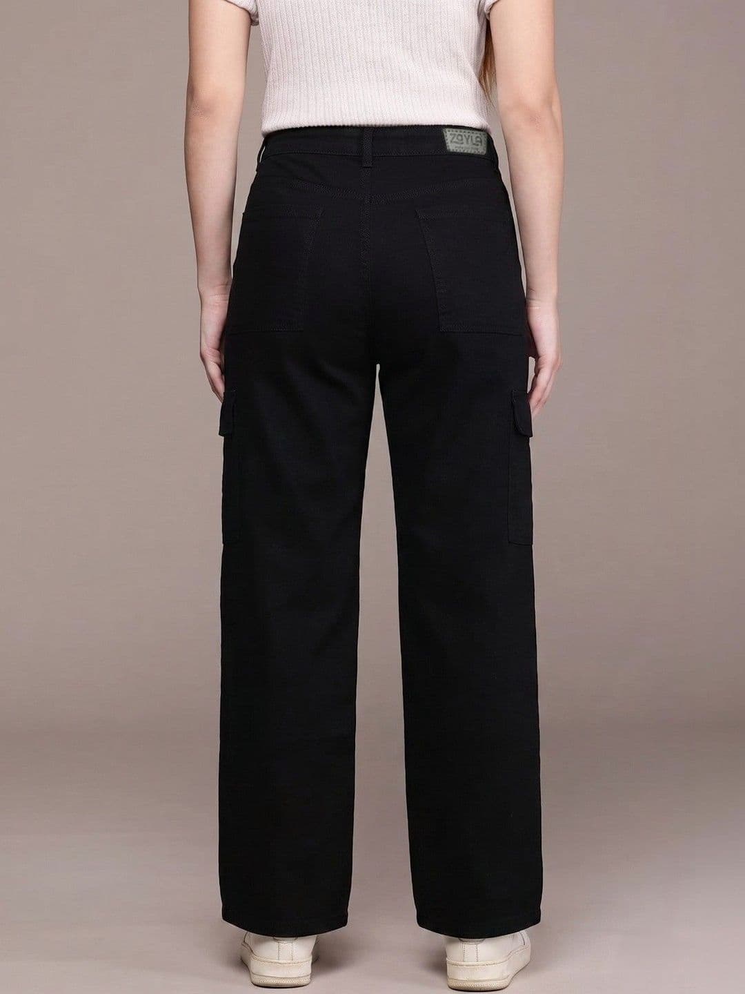 zayla Women Comfort Straight Fit High-Rise Jeans thumbnail 4