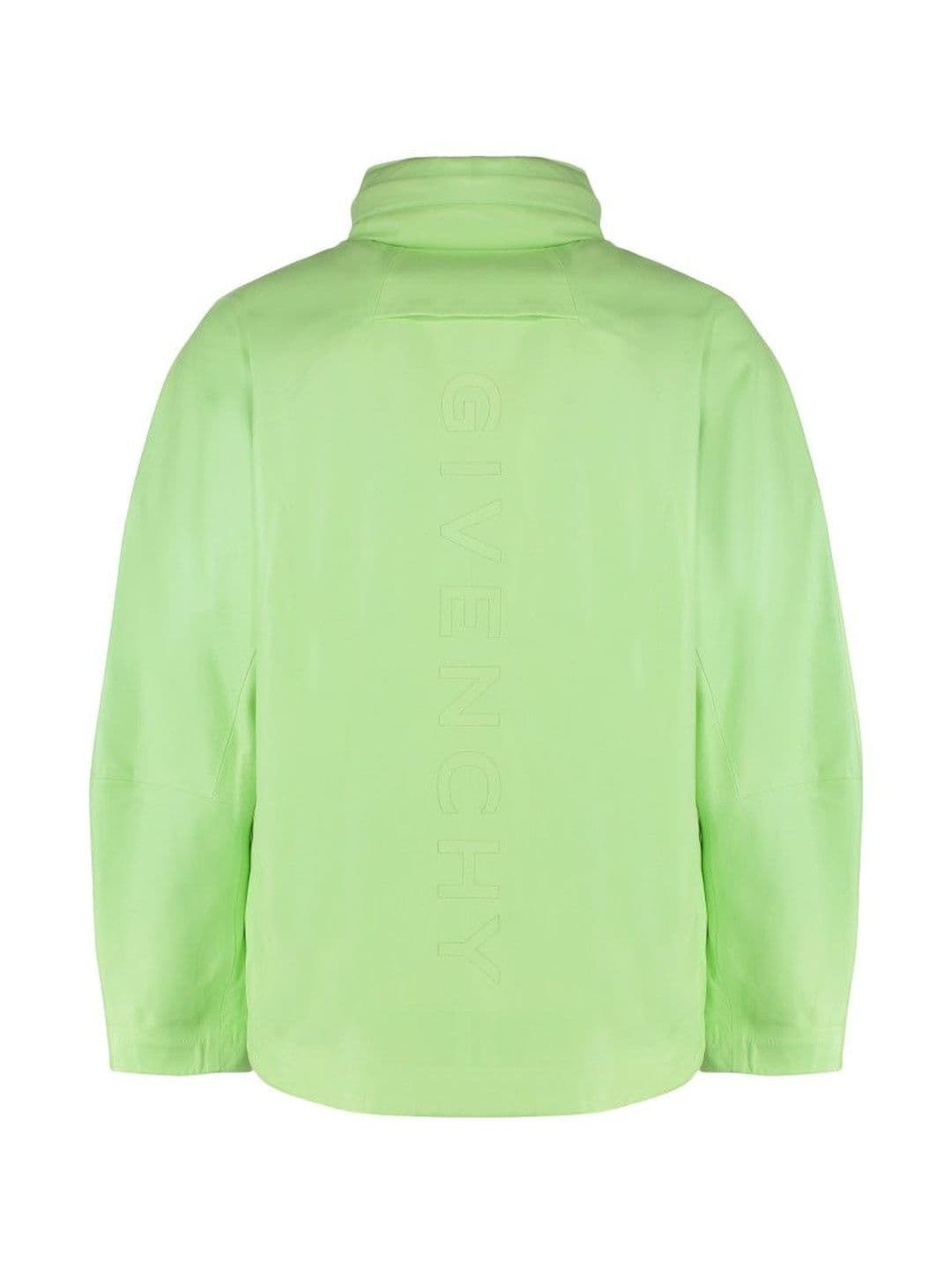 Givenchy Green Zipped Hooded Jacket thumbnail 3