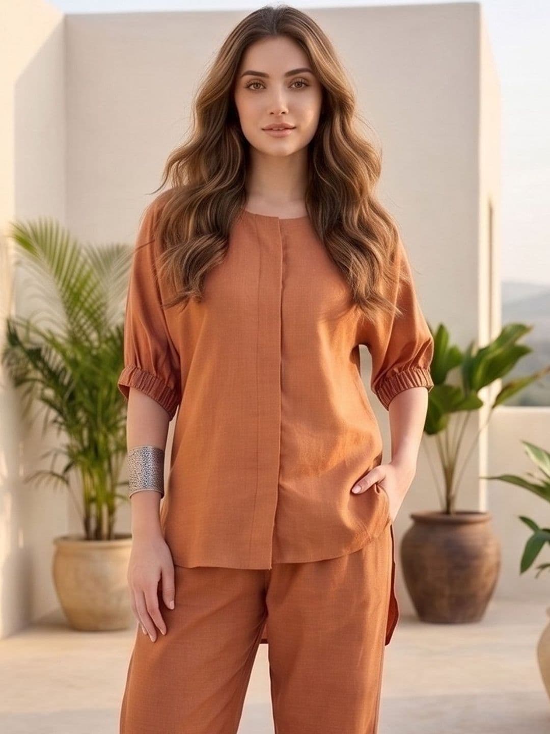 Varanga Solid Top with Trousers thumbnail 2