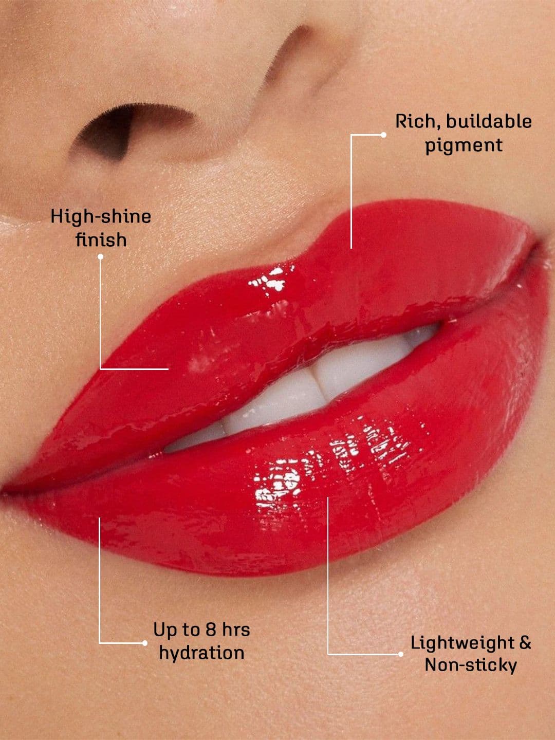 Colors Queen High Shine Gloss Stick enriched with Vitamin E & Squalane - Highbiscus thumbnail 7