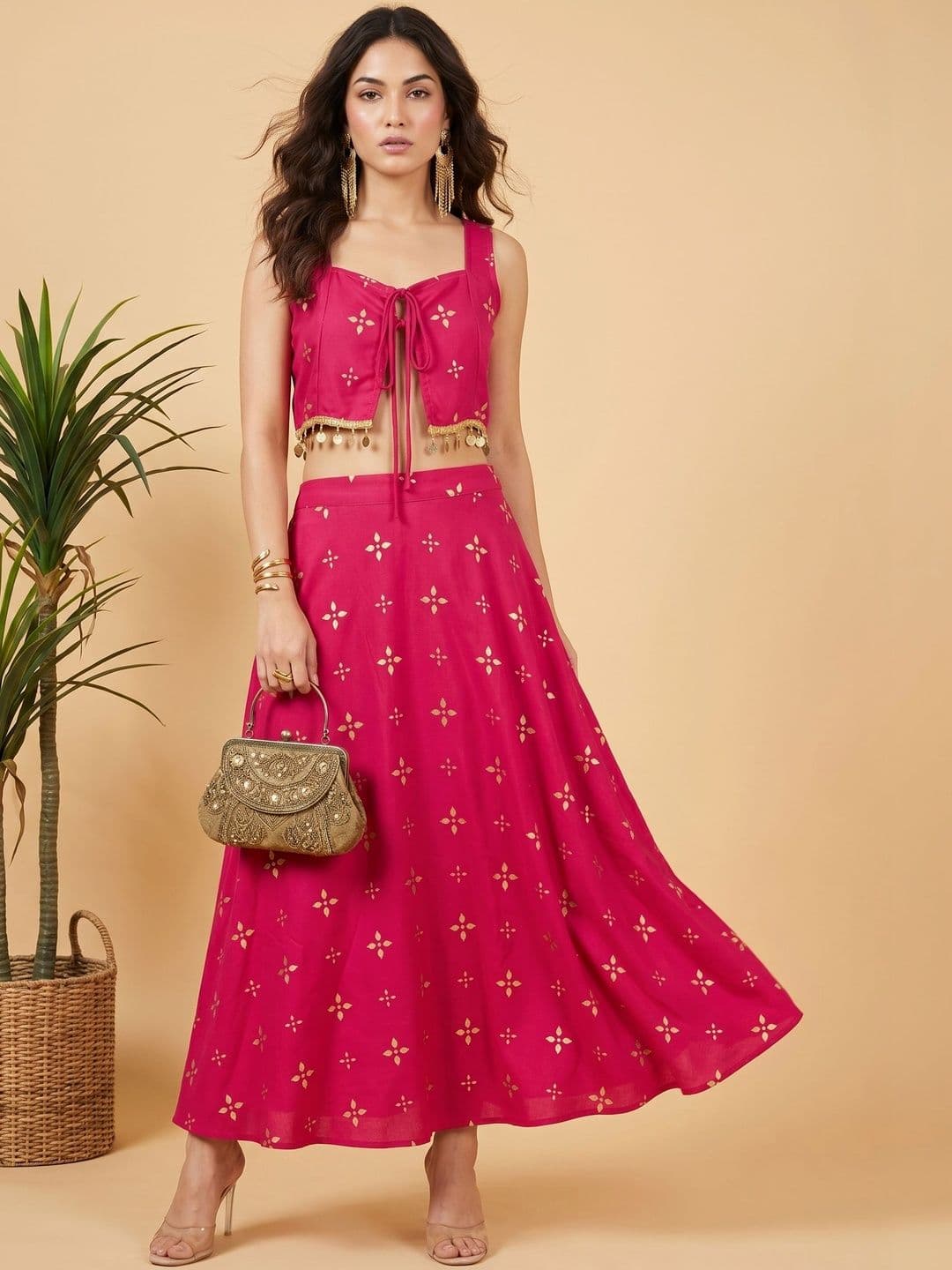CORSICA Printed Top with Skirt - view 1