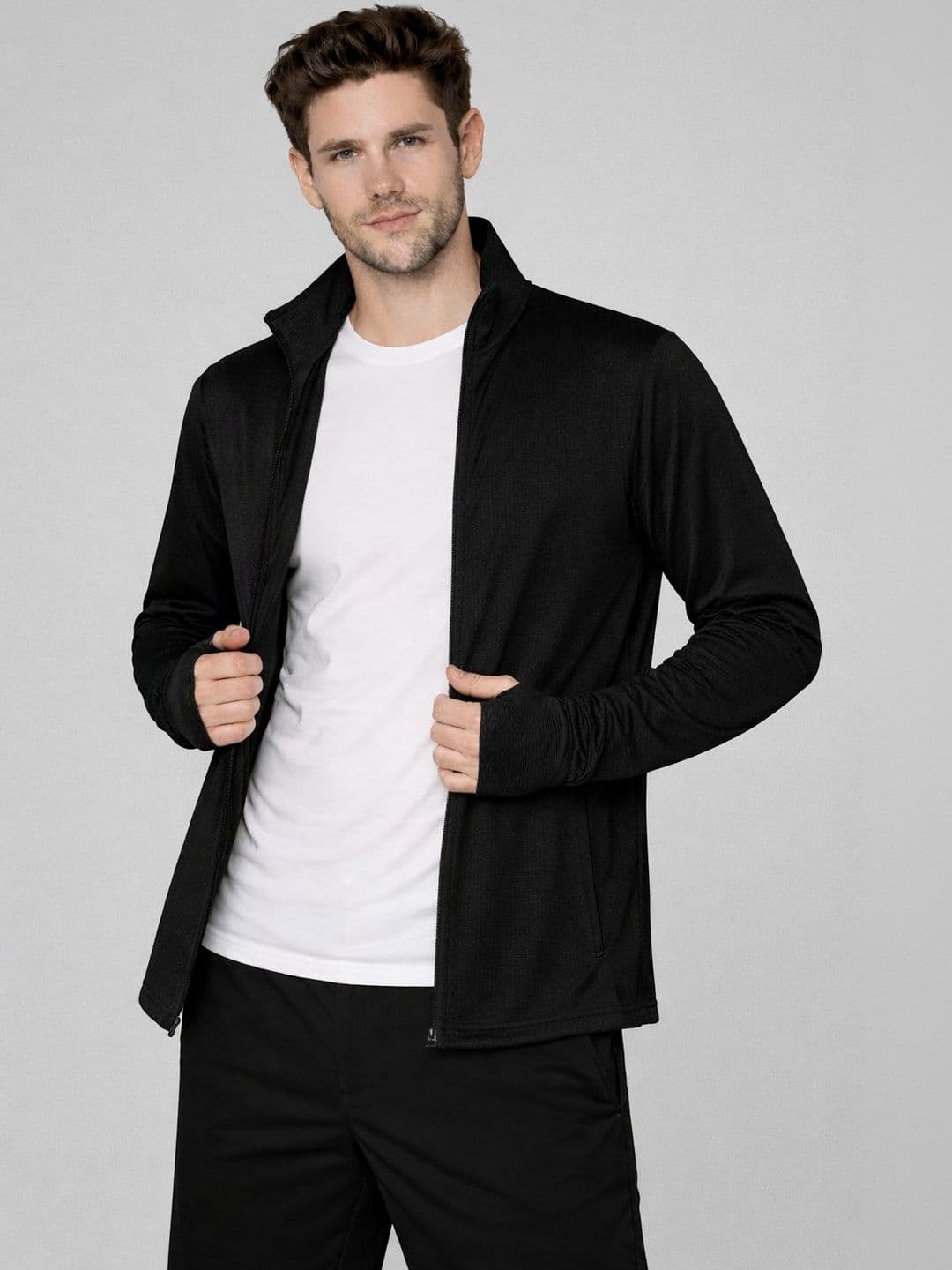 Raxedo Men Lightweight Running Sporty Jacket thumbnail 3