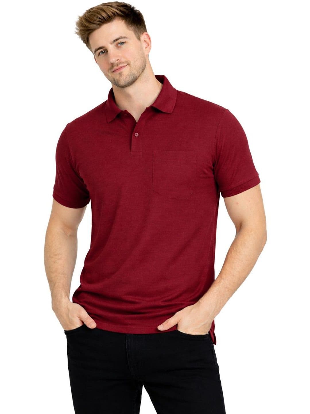 SMAN Men 2 Polo Collar Pockets T-shirt thumbnail 6