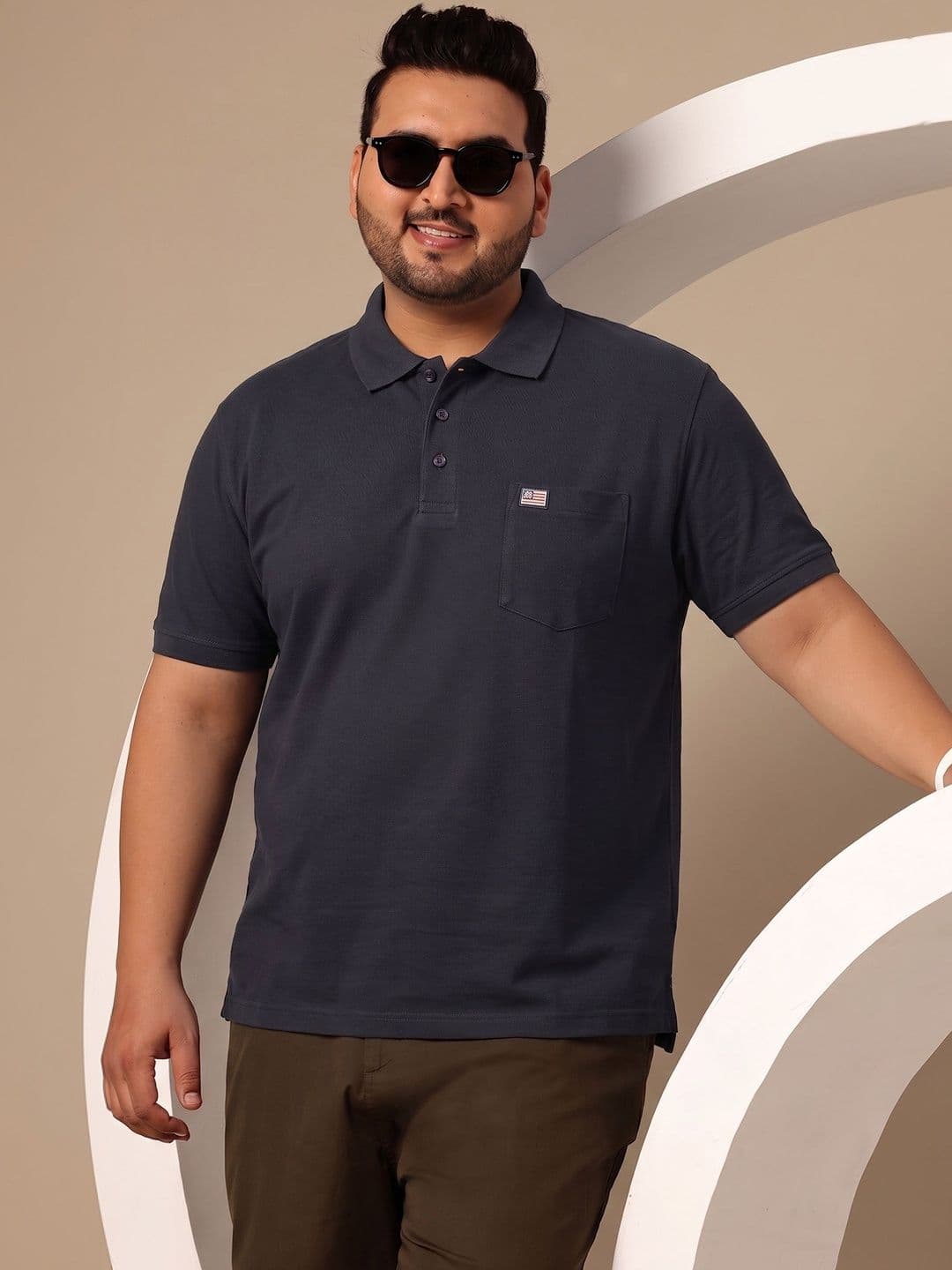 SANDPIPER Men Polo Collar Pockets T-shirt - view 1