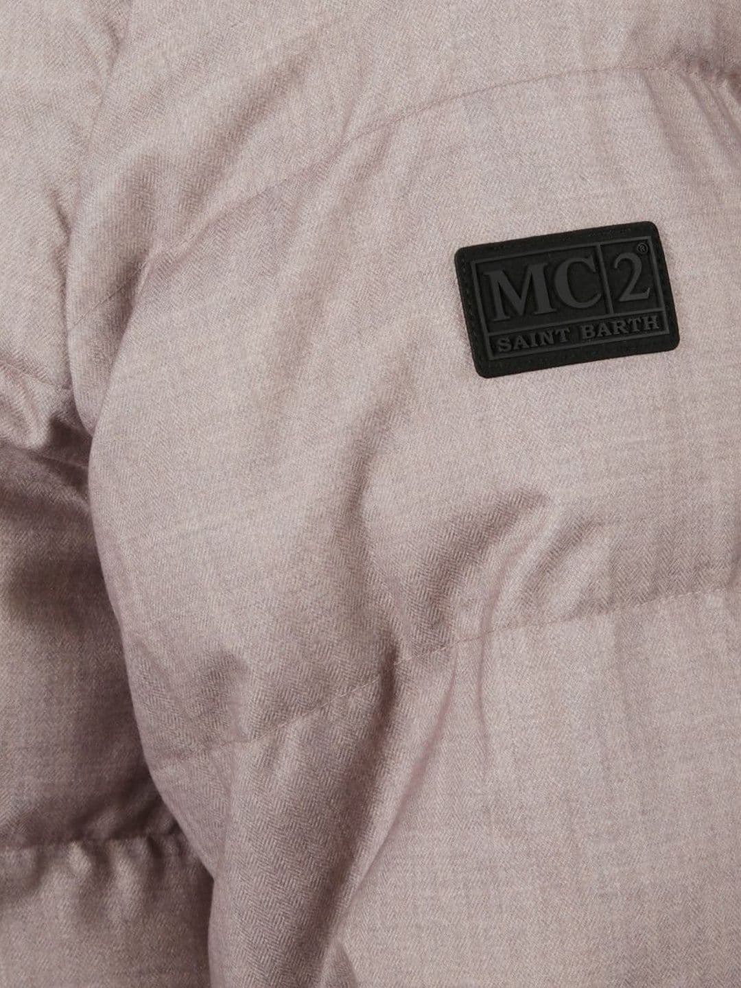 Mc2 Saint Barth Beige Quilted Jacket thumbnail 6