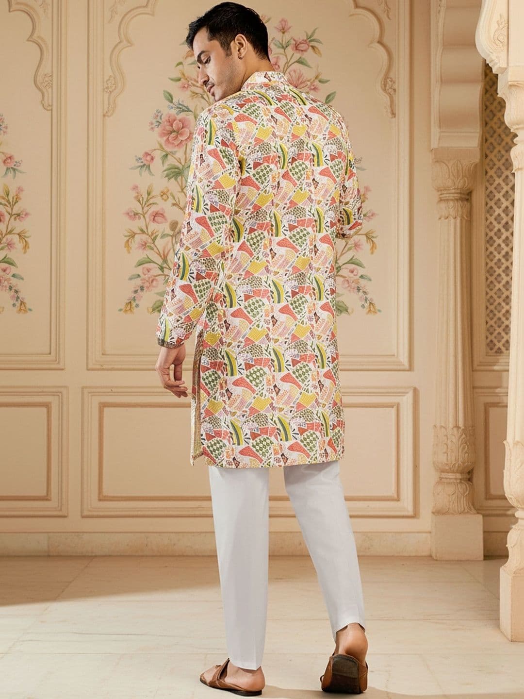 RANGRAAG Men Printed Kurta thumbnail 3