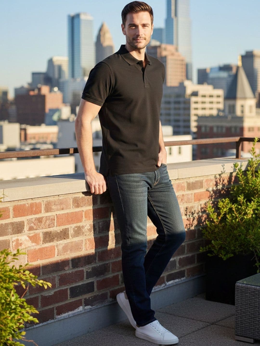 The Roadster Lifestyle Co. Men Cotton Polo Collar Tshirts thumbnail 3