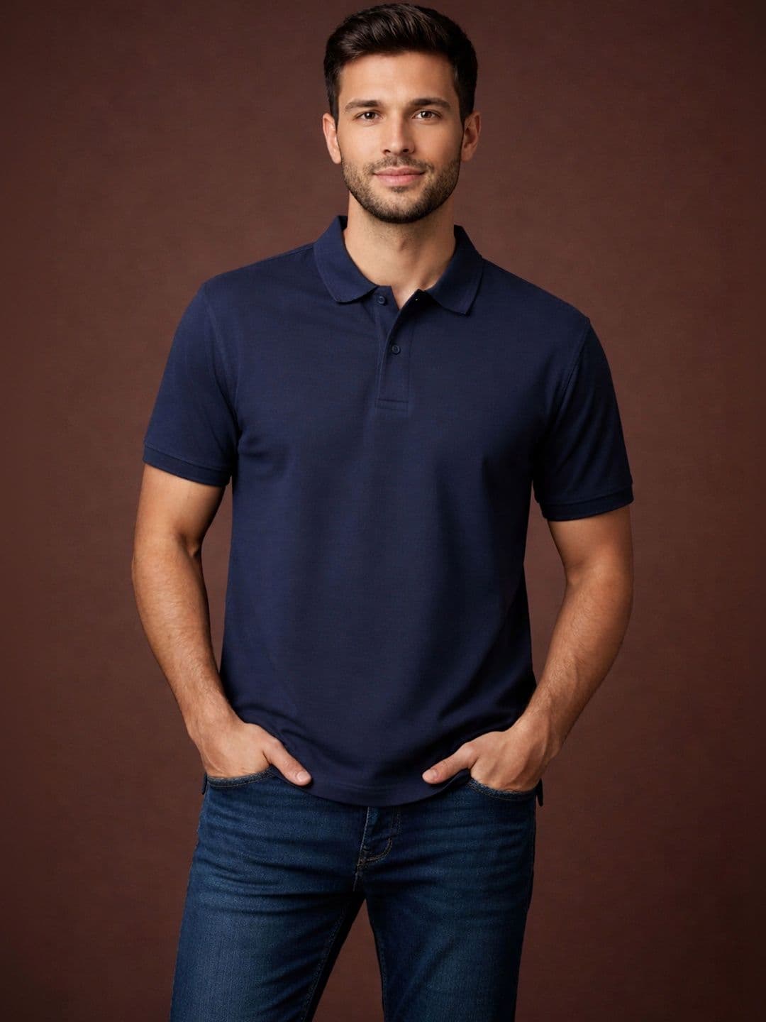 The Roadster Lifestyle Co. Men Cotton Polo Collar Tshirts - view 1