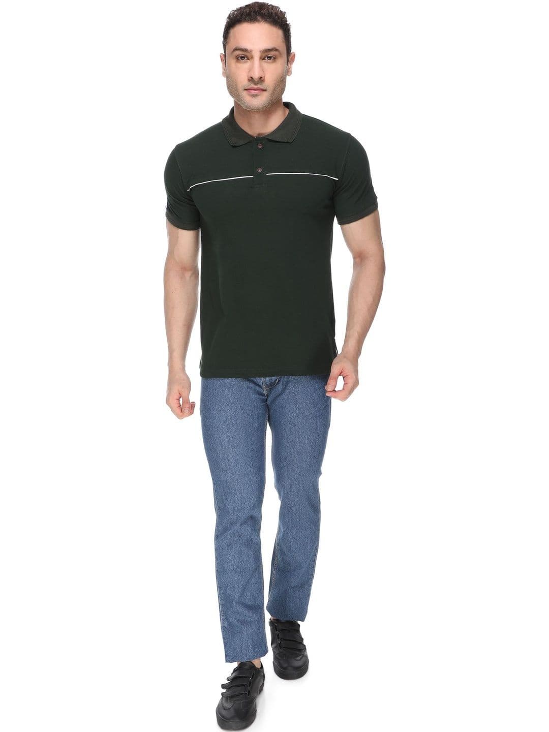 FRIENDHOOD Men Polo Collar Slim Fit T-shirt thumbnail 5