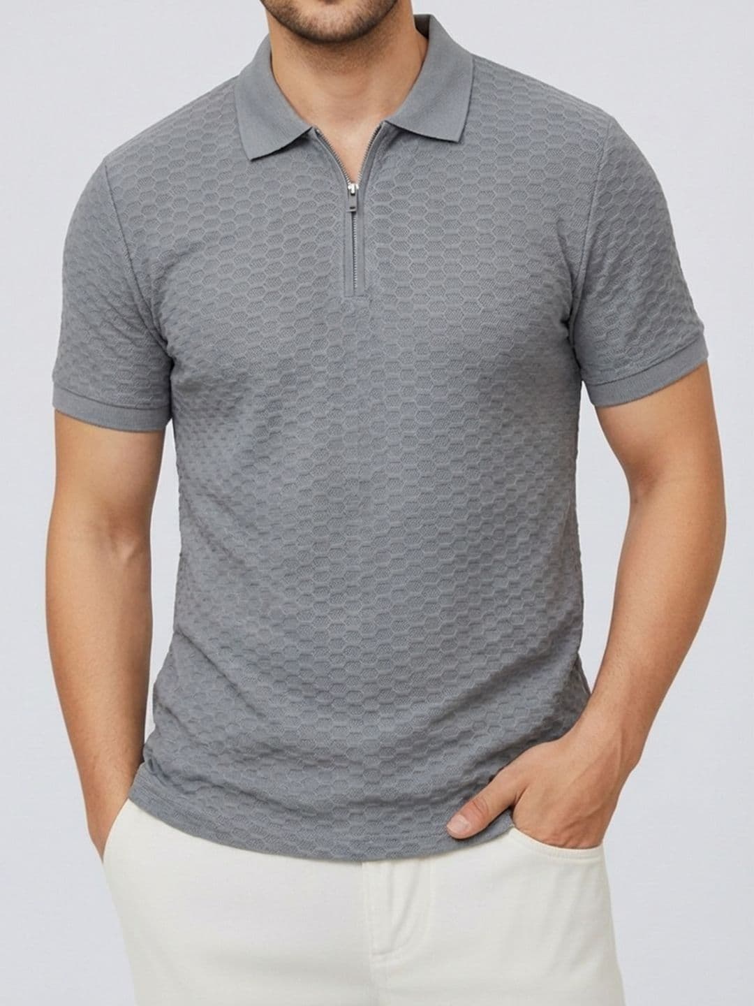 Leotude Men Polo Collar T-shirt thumbnail 5