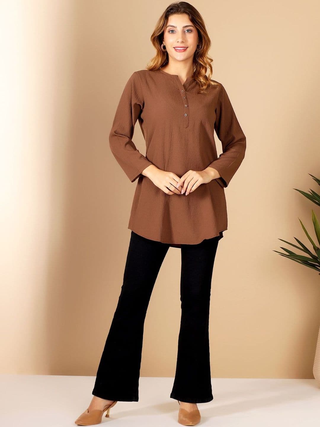 SZN V-Neck Kurti thumbnail 5