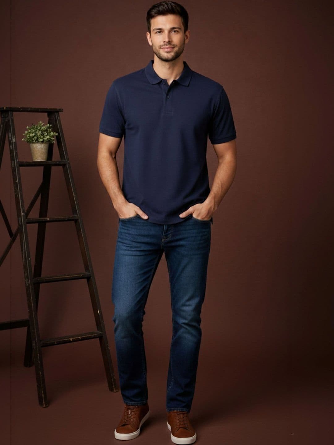 The Roadster Lifestyle Co. Men Cotton Polo Collar Tshirts thumbnail 3