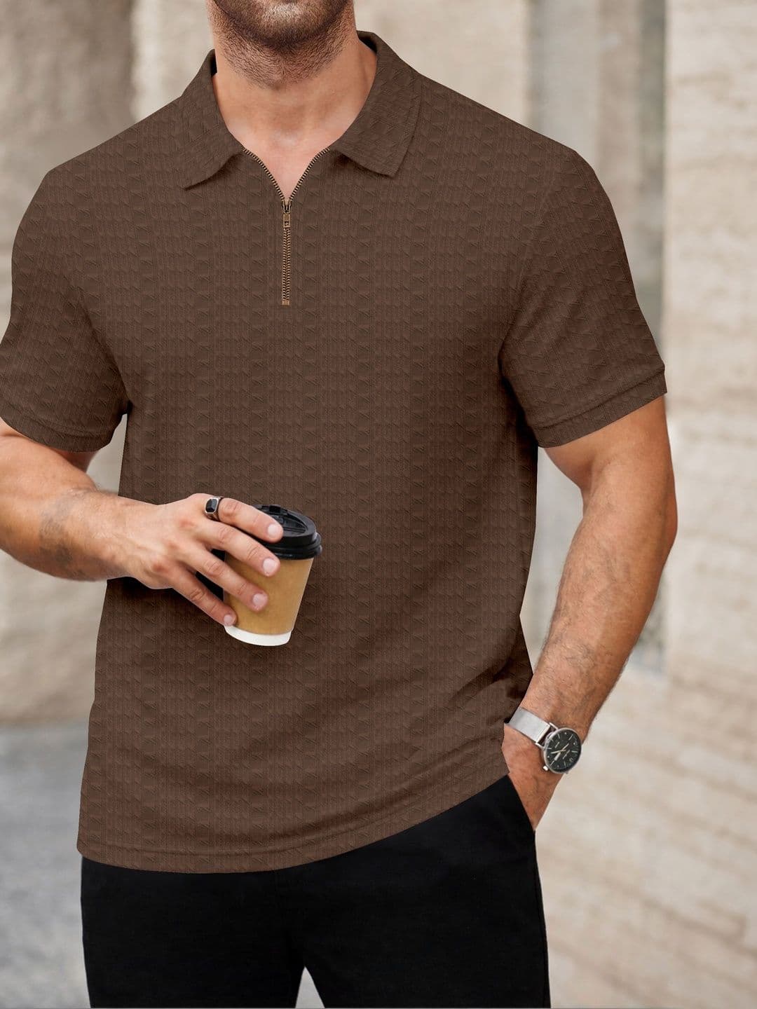 Moda Rapido Men Polo Collar T-shirt thumbnail 6