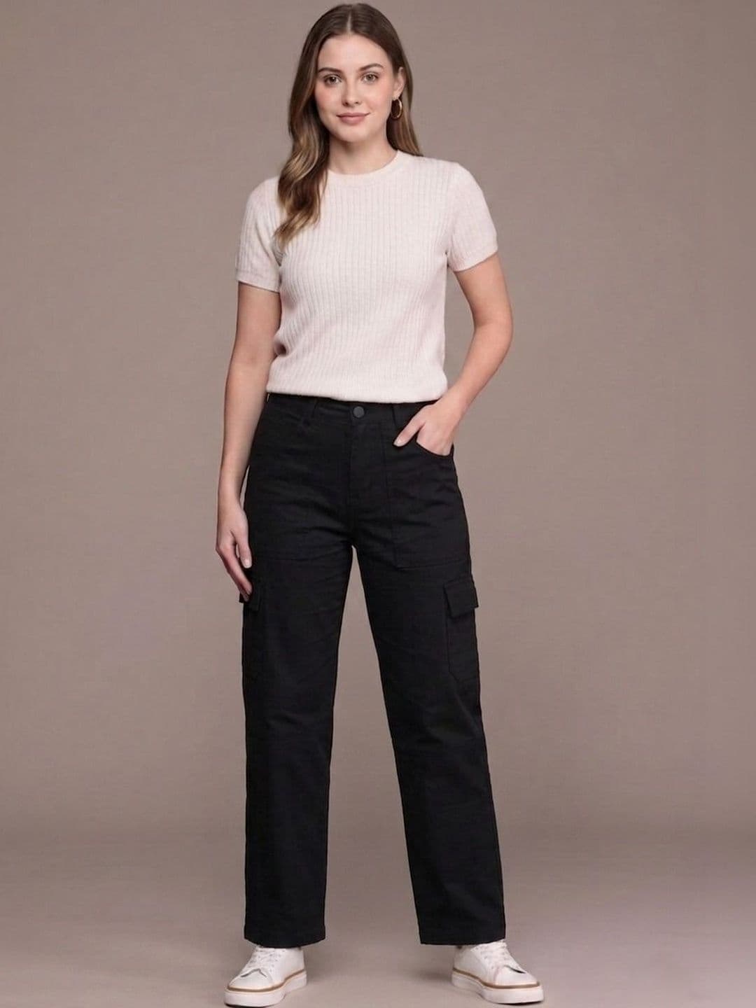 zayla Women Comfort Straight Fit High-Rise Jeans thumbnail 2