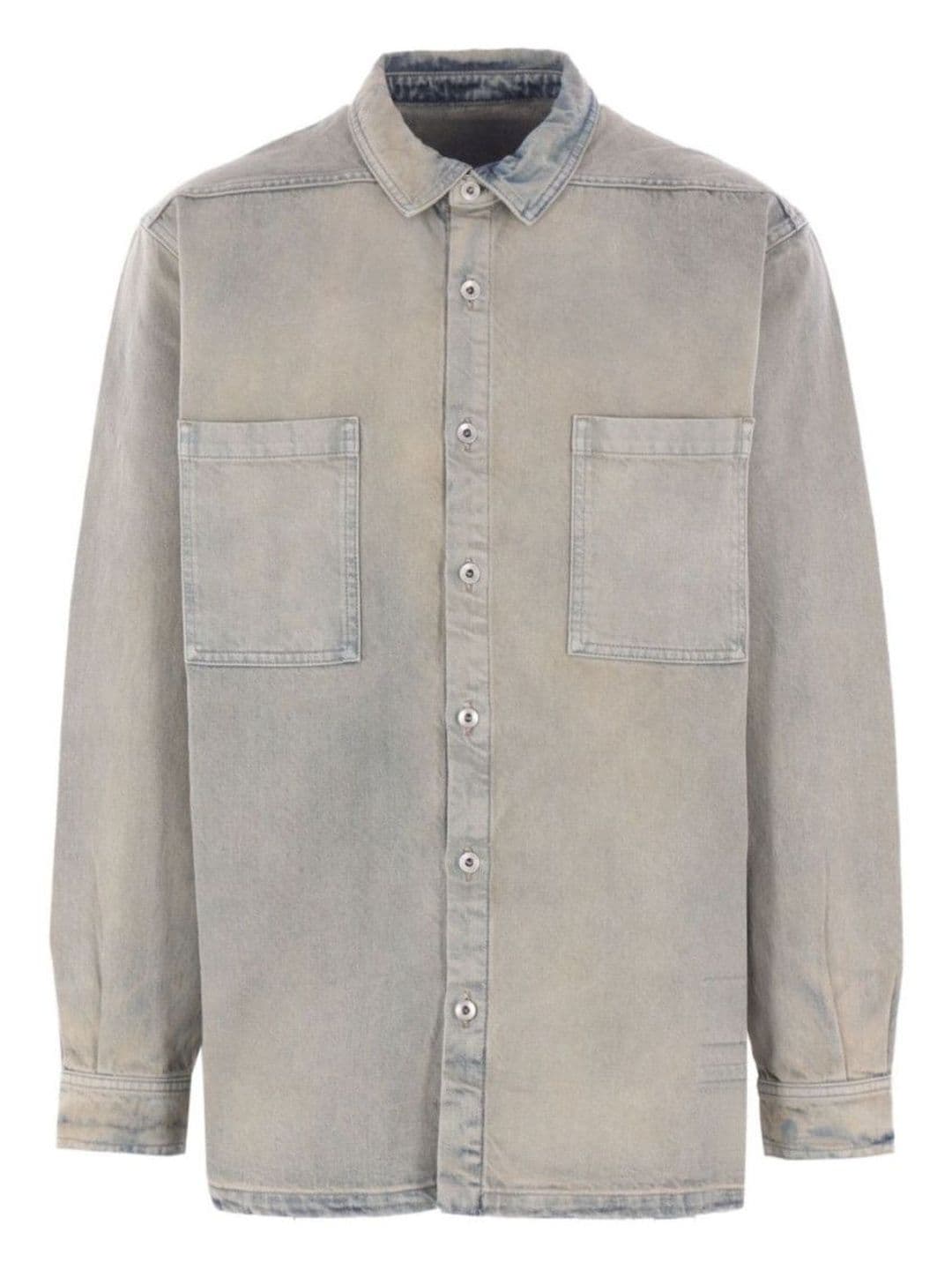 Rick Owens Blue Jumbo Denim Jacket thumbnail 3